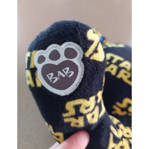 Build A Bear Workshop Star Wars Print Plush 17" Teddy Bear BAB Plays Music Black - Picture 4 of 10